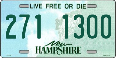 NH license plate 2711300