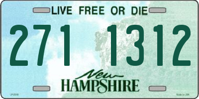 NH license plate 2711312