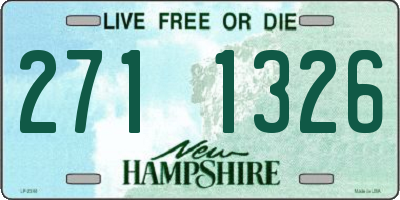 NH license plate 2711326