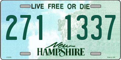 NH license plate 2711337