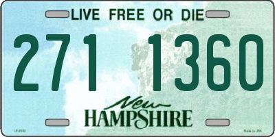 NH license plate 2711360