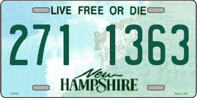 NH license plate 2711363