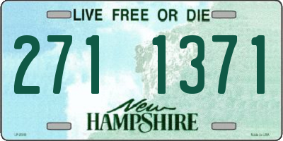 NH license plate 2711371