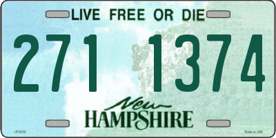 NH license plate 2711374