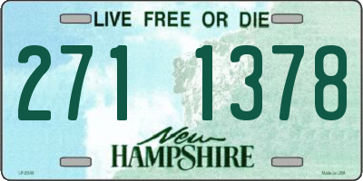 NH license plate 2711378
