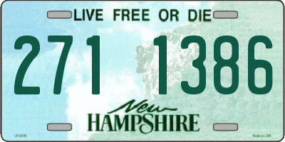 NH license plate 2711386