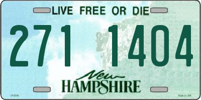 NH license plate 2711404