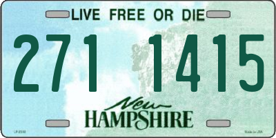NH license plate 2711415