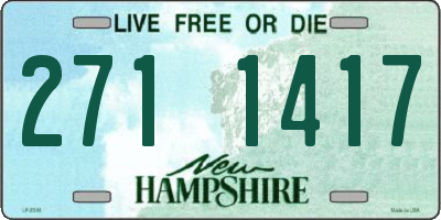 NH license plate 2711417