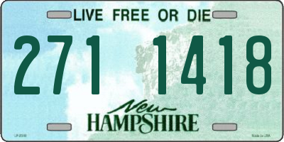 NH license plate 2711418