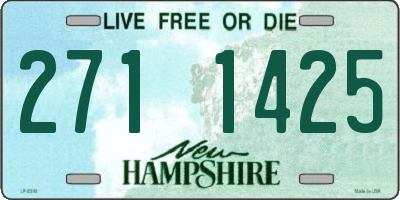 NH license plate 2711425