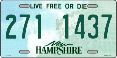 NH license plate 2711437