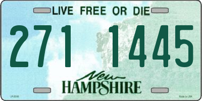 NH license plate 2711445