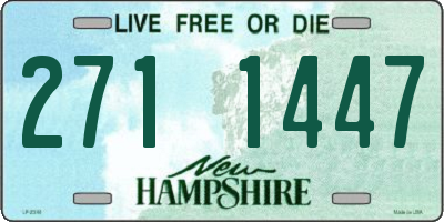 NH license plate 2711447