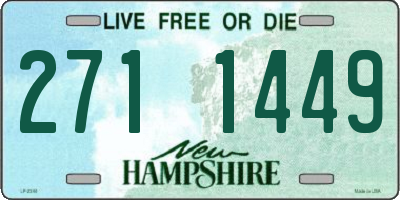NH license plate 2711449