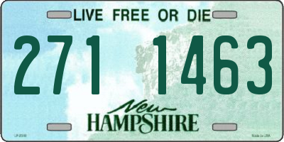 NH license plate 2711463