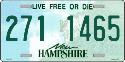 NH license plate 2711465