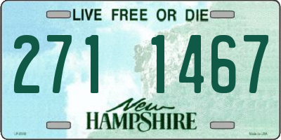 NH license plate 2711467