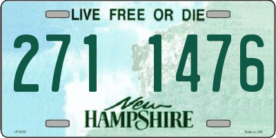 NH license plate 2711476