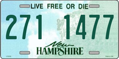 NH license plate 2711477