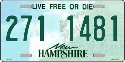 NH license plate 2711481