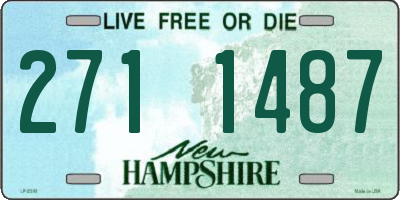 NH license plate 2711487