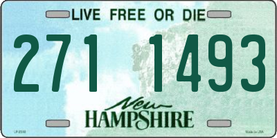 NH license plate 2711493
