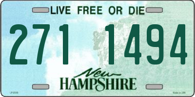 NH license plate 2711494