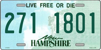 NH license plate 2711801