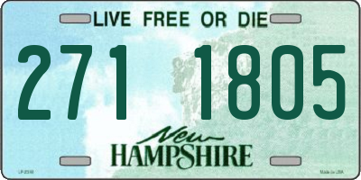 NH license plate 2711805