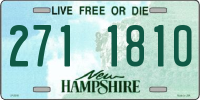 NH license plate 2711810