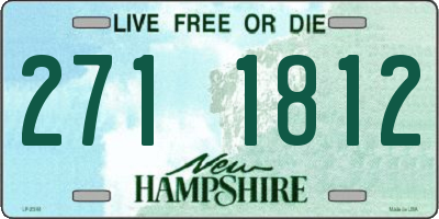 NH license plate 2711812