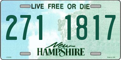 NH license plate 2711817