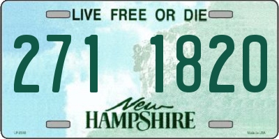 NH license plate 2711820