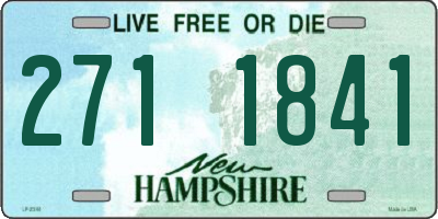 NH license plate 2711841