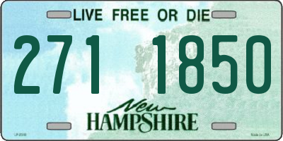 NH license plate 2711850