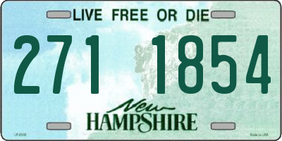NH license plate 2711854