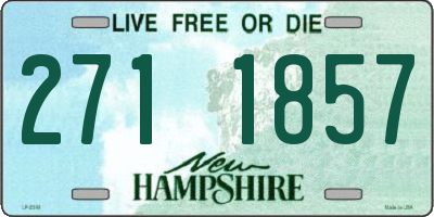 NH license plate 2711857