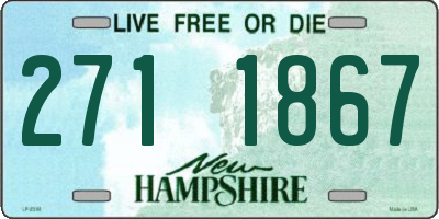NH license plate 2711867