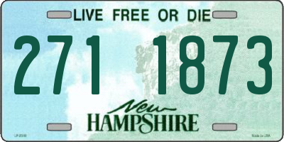 NH license plate 2711873