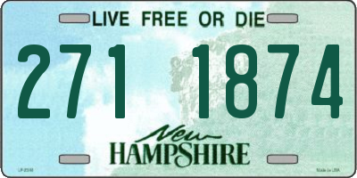 NH license plate 2711874