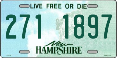 NH license plate 2711897