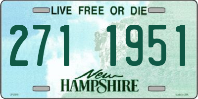NH license plate 2711951