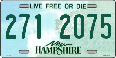 NH license plate 2712075