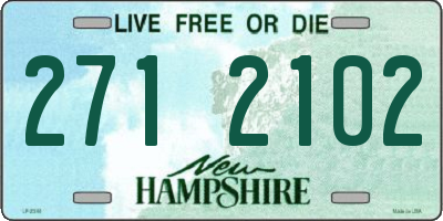 NH license plate 2712102