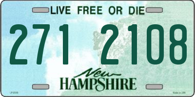 NH license plate 2712108