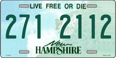 NH license plate 2712112