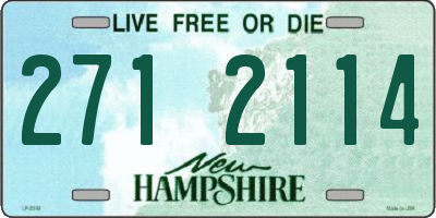 NH license plate 2712114