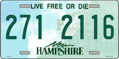 NH license plate 2712116