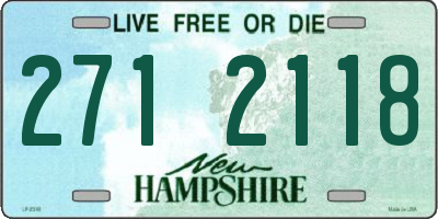 NH license plate 2712118